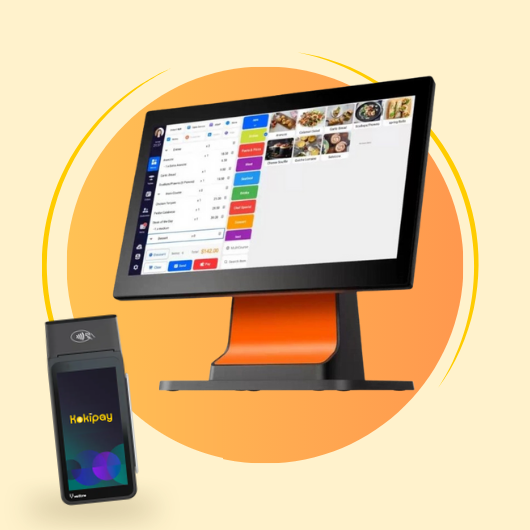 Kokipay Smart POS K156 15.6 inch single screen terminal with the Kokipay EFTPOS terminal